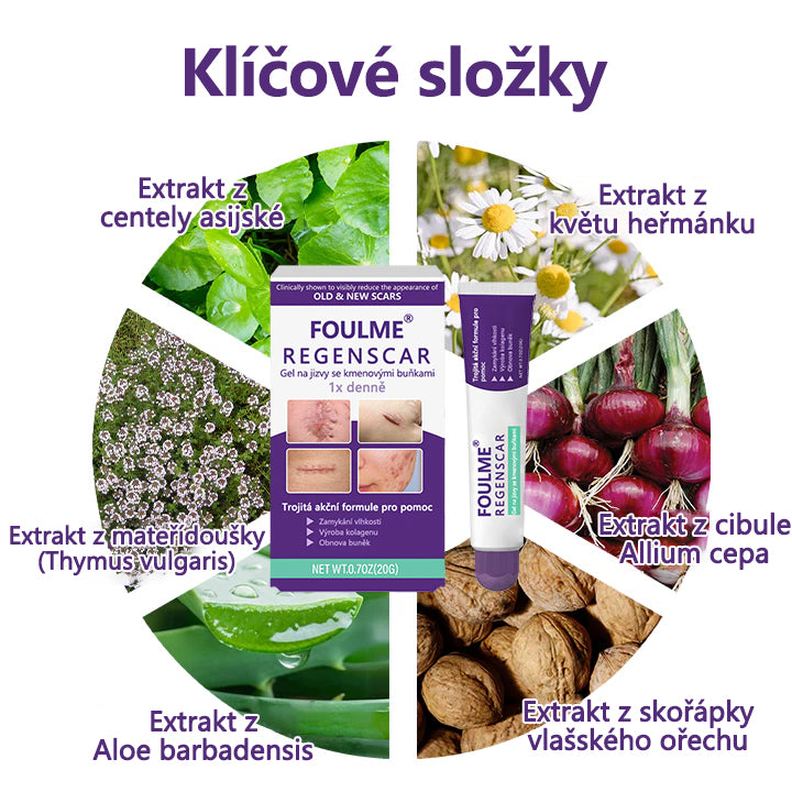 FOULME® ReGenScar – Regenerační gel na jizvy s kmenovými buňkami