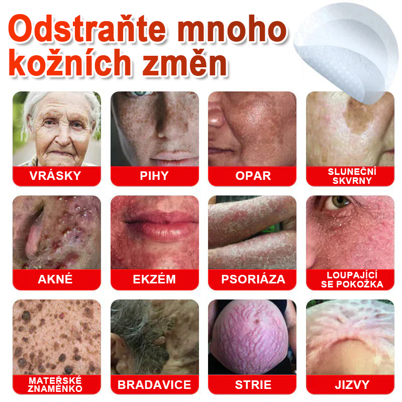 COLTURE® Mikrovpichová botanická náplast na odstranění kožních výrůstků