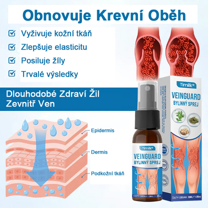 Timnilk® VeinGuard bylinný sprej – ✅ Klinicky prokázáno, že odstraní křečové žíly za pouhých 7 dní!