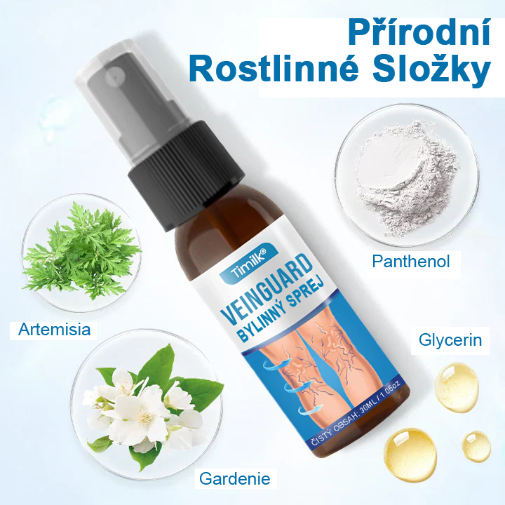 Timnilk® VeinGuard bylinný sprej – ✅ Klinicky prokázáno, že odstraní křečové žíly za pouhých 7 dní!