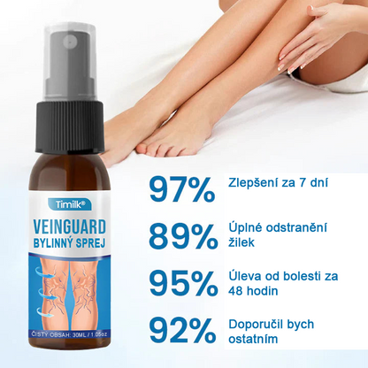 Timnilk® VeinGuard bylinný sprej – ✅ Klinicky prokázáno, že odstraní křečové žíly za pouhých 7 dní!