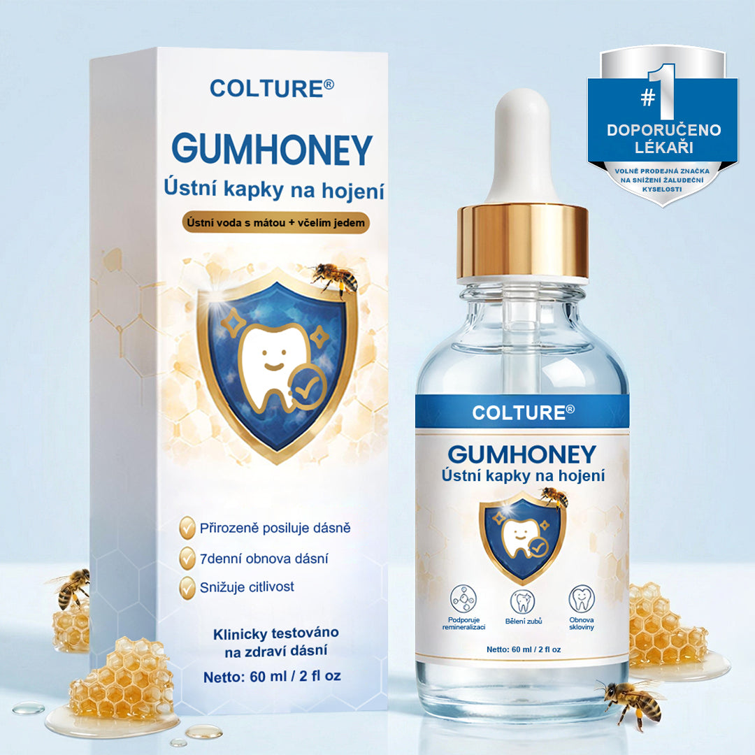 COLTURE® GumHoney kapky na regeneraci ústní dutiny