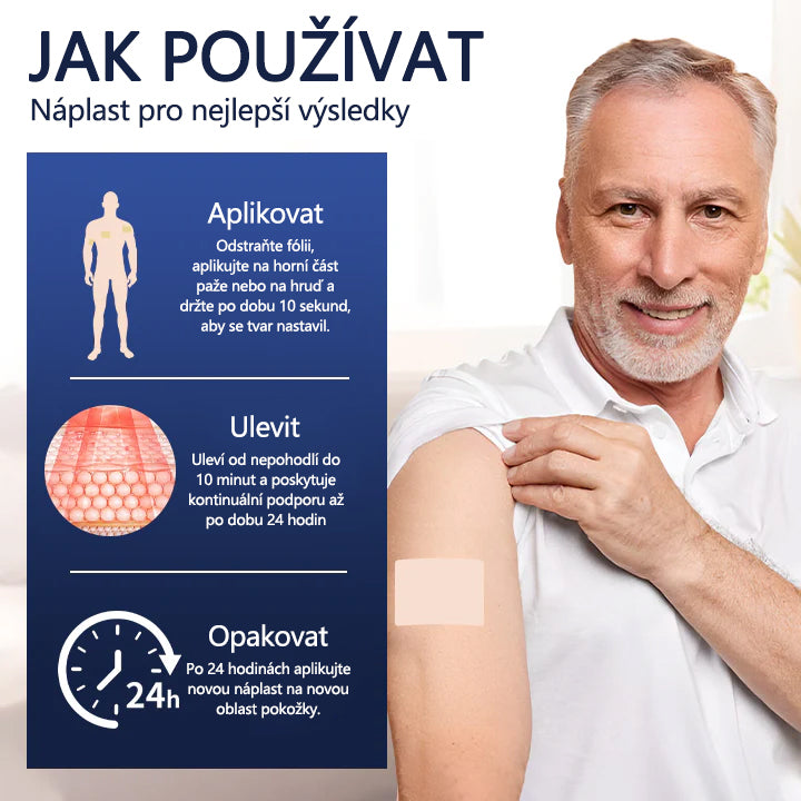 Náplast Timilk® PureBreath na podporu plic