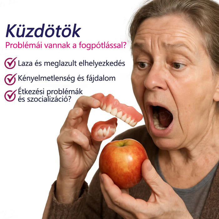 CleraNaure® Hőformázható Műfogragasztó🔥