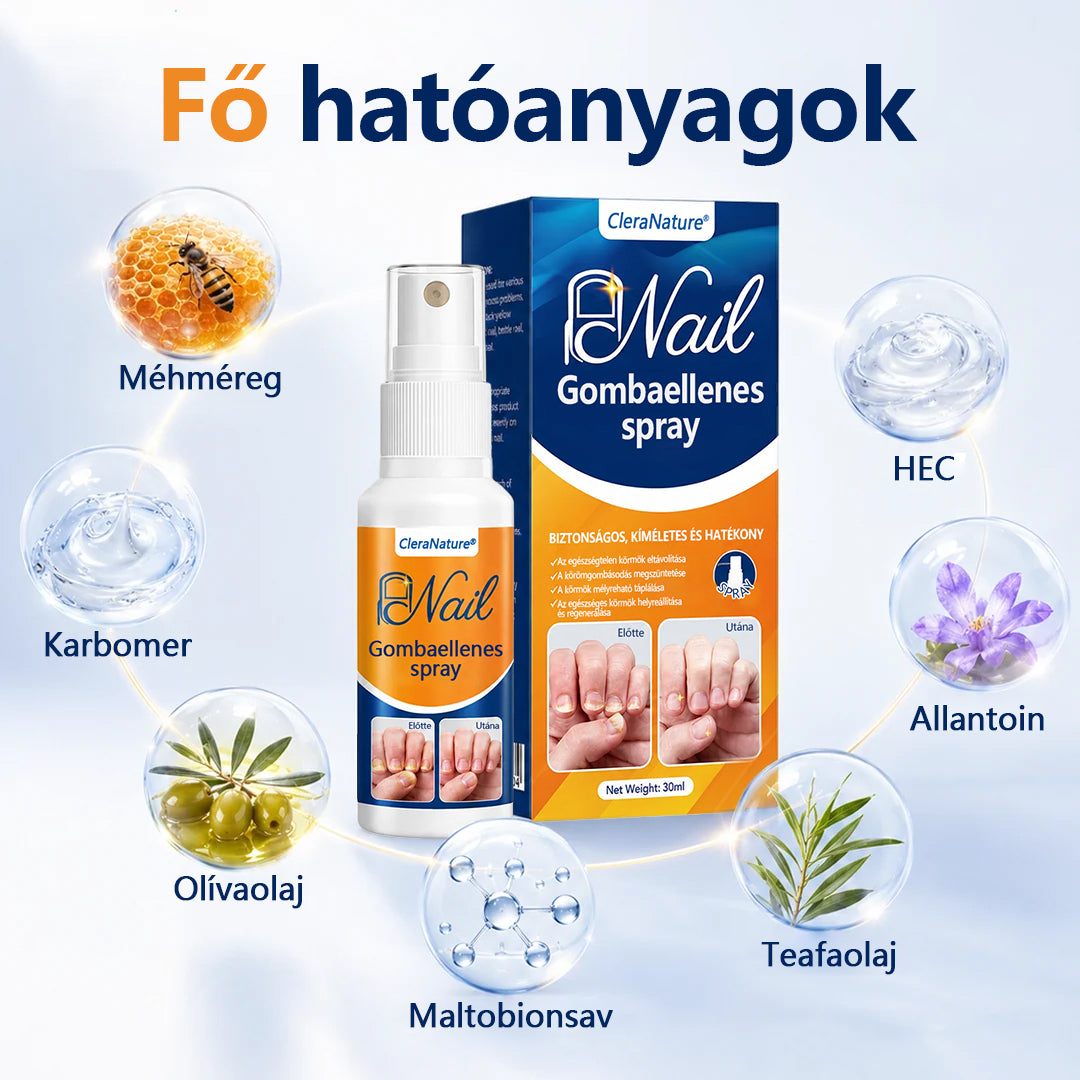 CleraNaure® körömgomba‑könnyítő spray