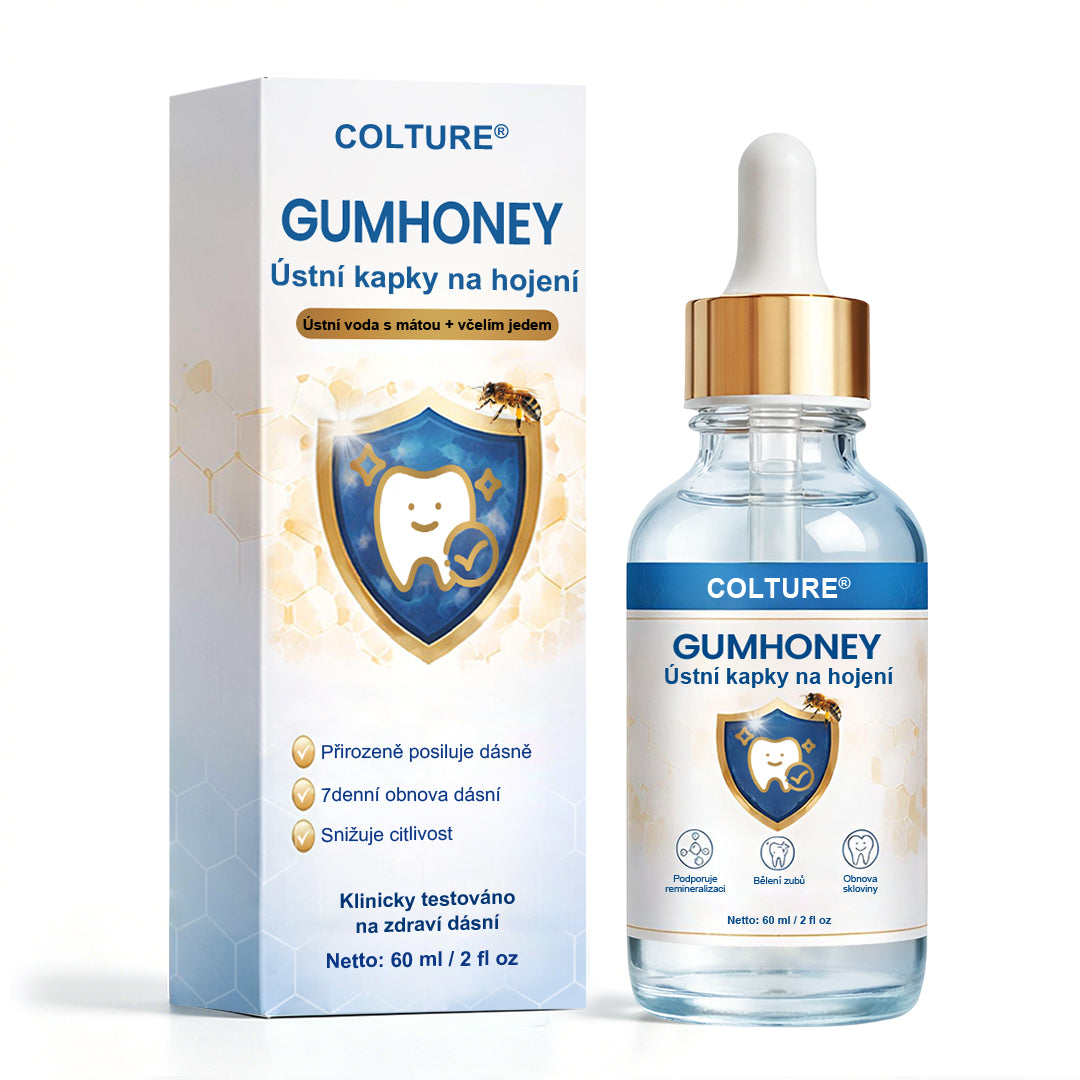 COLTURE® GumHoney kapky na regeneraci ústní dutiny