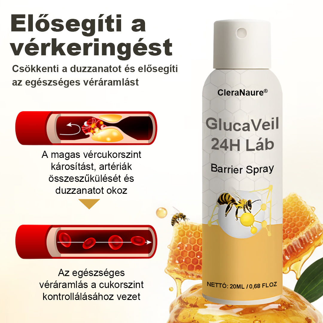 CleraNaure® GlucaVeil 24H Lábvédő Spray