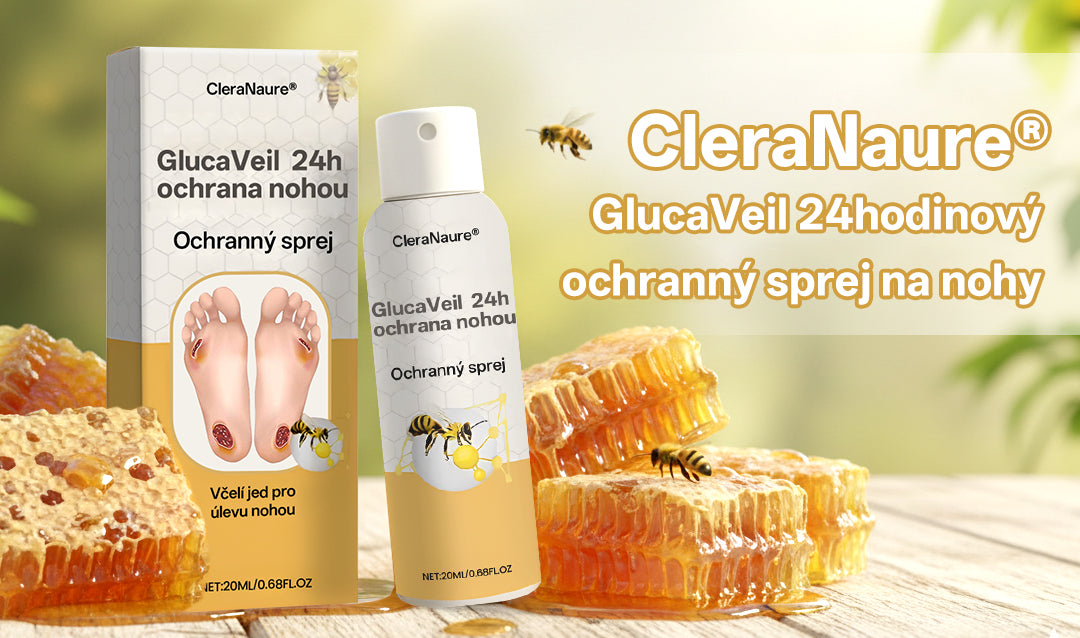 CleraNaure® GlucaVeil 24H sprej na nohy