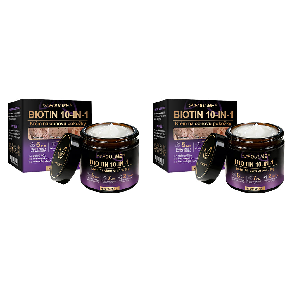 ✅Vyrobeno a dodáno z České republiky ✨⚡ FOULME® Biotin 10-v-1 krém na obnovu pokožky