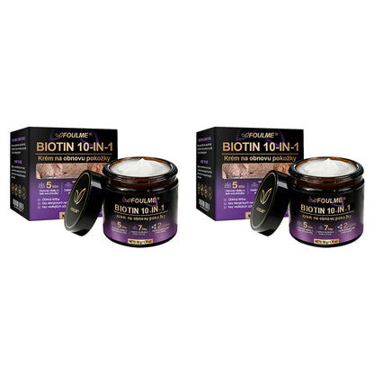 ✅Vyrobeno a dodáno z České republiky ✨⚡ FOULME® Biotin 10-v-1 krém na obnovu pokožky