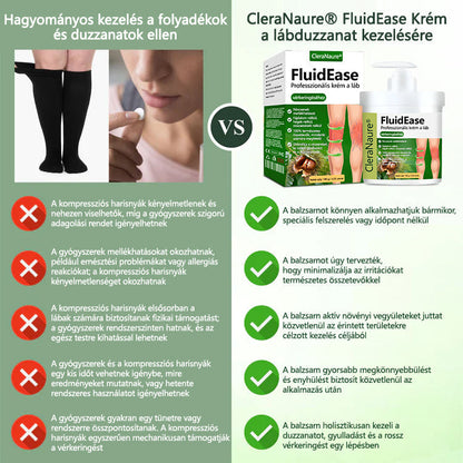 CleraNaure® FluidEase Professzionális krém—Mondj búcsút a lábdagadásnak és -fájdalomnak