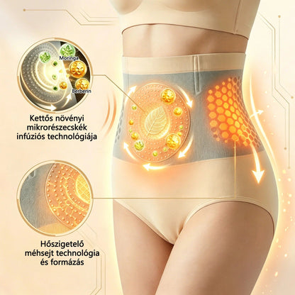 Hivatalos márkabolt | CleraNaure® 2026 Moringa és Berberin 4 az 1-ben mikrorészecskés alakformáló és zsírégető rövidnadrág