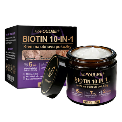 ✅Vyrobeno a dodáno z České republiky ✨⚡ FOULME® Biotin 10-v-1 krém na obnovu pokožky