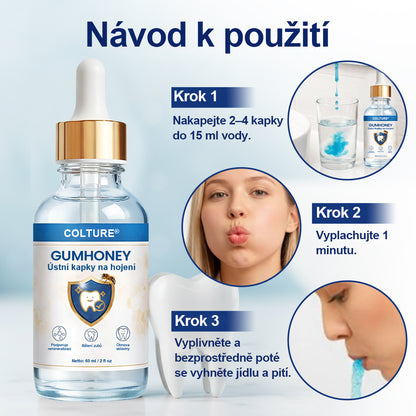 COLTURE® GumHoney kapky na regeneraci ústní dutiny