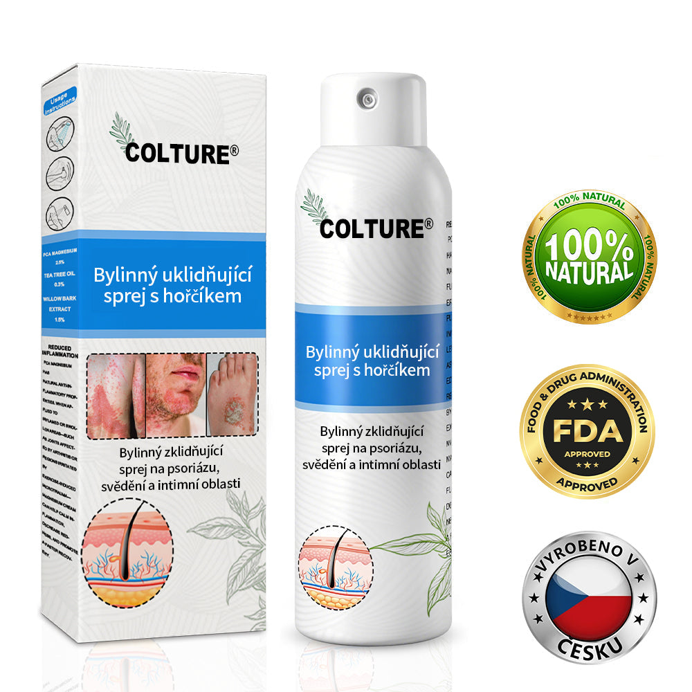 ✅COLTURE® Magnesium bylinný sprej ⚕️ Certifikace MHRA – úleva při psoriáze, ekzému, intimních bakteriálních infekcích, akné a tmavých skvrnách