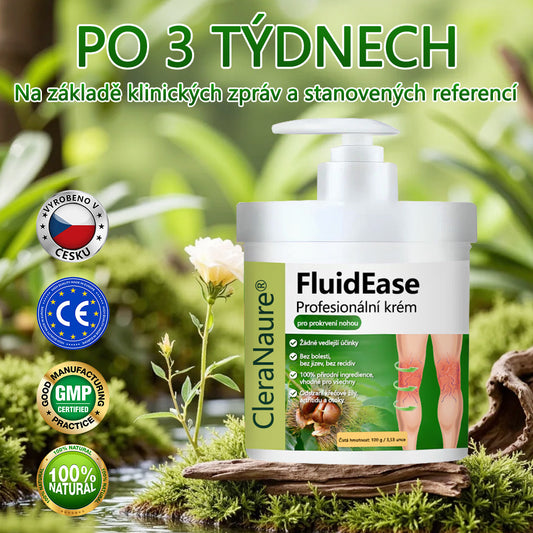 Řekněte sbohem oteklým, bolestivým nohám – CleraNaure® FluidEase Profesionální krém pro prokrvení nohou přináší skutečnou úlevu!