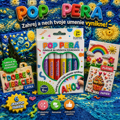 CleraNaure® 3D domborműves toll – változtassa a lapos rajzokat tapintható 3D művészetté 💖
