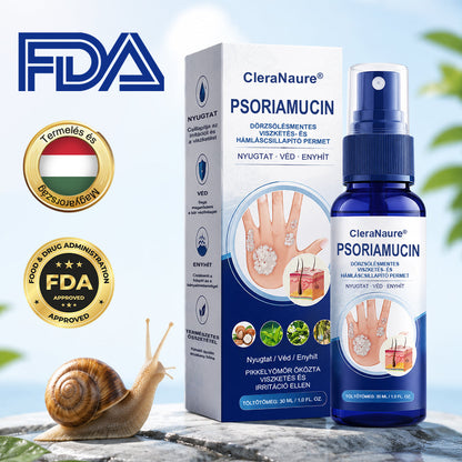 CleraNaure® PsoriaMucin Dörzsölésmentes Viszketés- és Pikkelyenyhítő Permet🥇