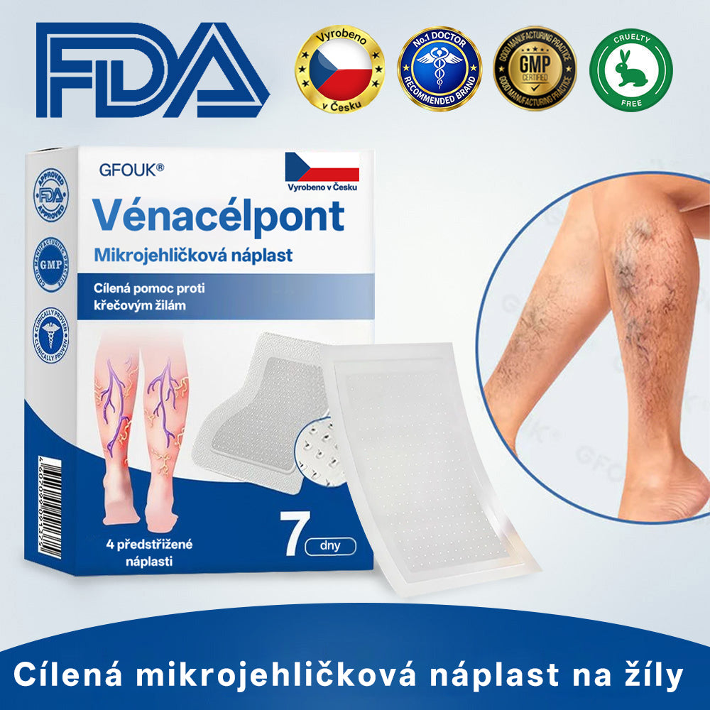 🇨🇿 💧✅GFOUK® VeinTarget Microneedle Patch |⚡ Okamžitá úleva, dlouhodobé výsledky🌱🛌