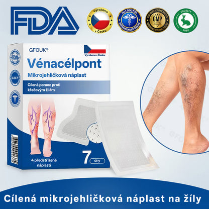 🇨🇿 💧✅GFOUK® VeinTarget Microneedle Patch |⚡ Okamžitá úleva, dlouhodobé výsledky🌱🛌
