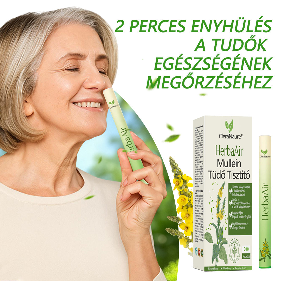 Hivatalos márkabolt✅CleraNaure® HerbaAir Mullein Tüdőtisztító💎