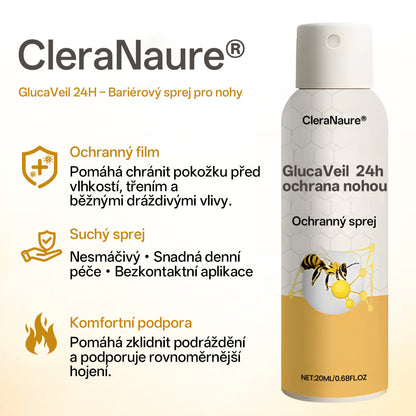 CleraNaure® GlucaVeil 24H sprej na nohy