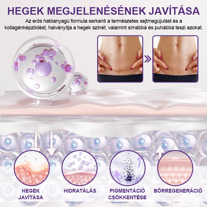 CleraNaure® ReGenScar Őssejt Hegeket Helyreállító Gél