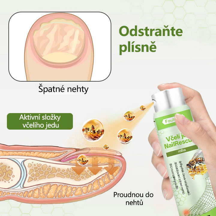✅Foulme® NailRescue Včelí jed ve spreji🐝