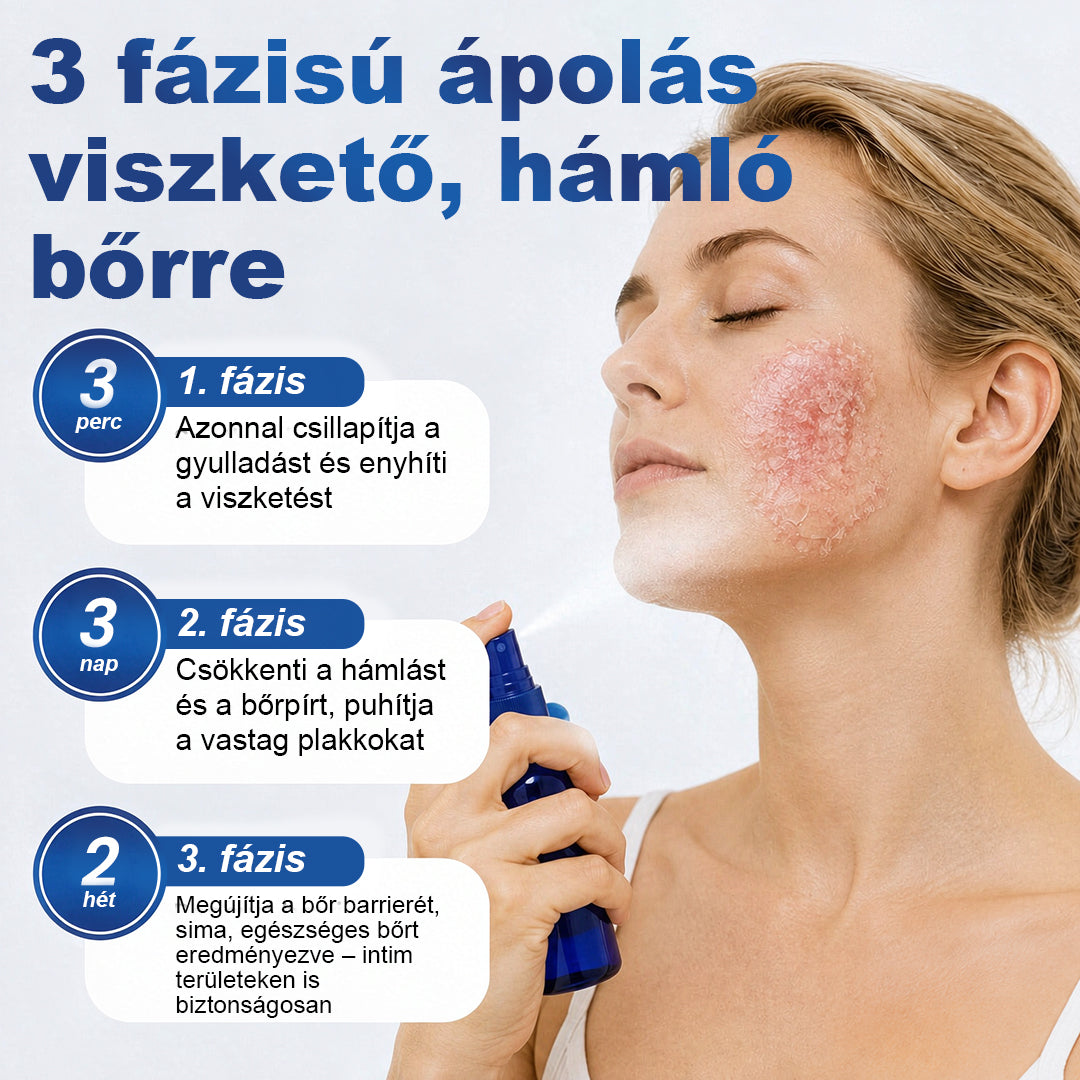 CleraNaure® PsoriaMucin Dörzsölésmentes Viszketés- és Pikkelyenyhítő Permet🥇