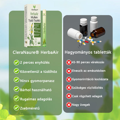 Hivatalos márkabolt✅CleraNaure® HerbaAir Mullein Tüdőtisztító💎