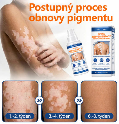 COLTURE® Piperine Repigment Aktivátor Sprej | Pro reaktivaci spících pigmentových buněk a obnovení přirozené barvy pleti.