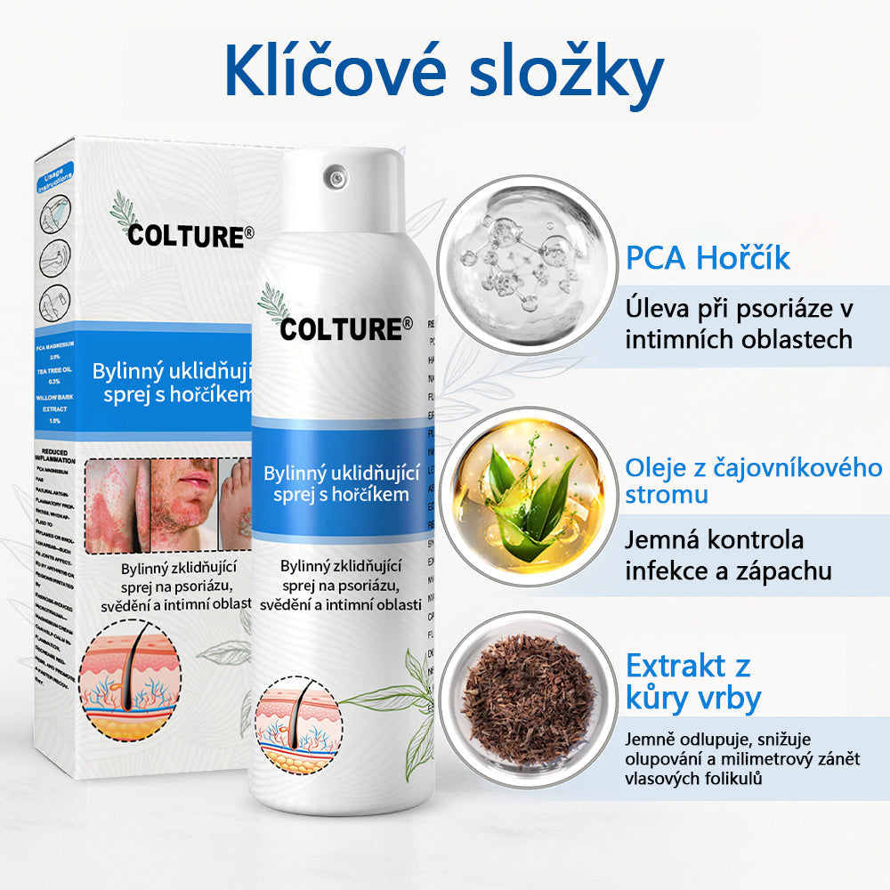 ✅COLTURE® Magnesium bylinný sprej ⚕️ Certifikace MHRA – úleva při psoriáze, ekzému, intimních bakteriálních infekcích, akné a tmavých skvrnách