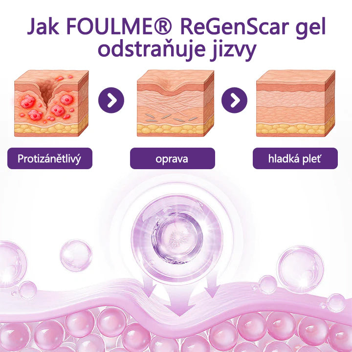FOULME® ReGenScar – Regenerační gel na jizvy s kmenovými buňkami