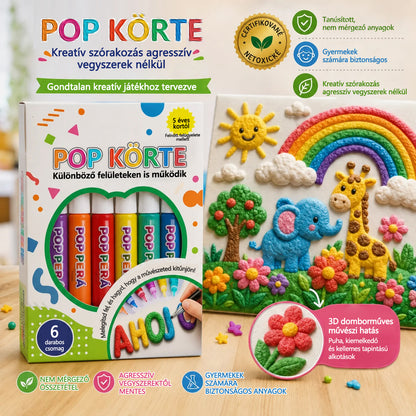 CleraNaure® 3D domborműves toll – változtassa a lapos rajzokat tapintható 3D művészetté 💖