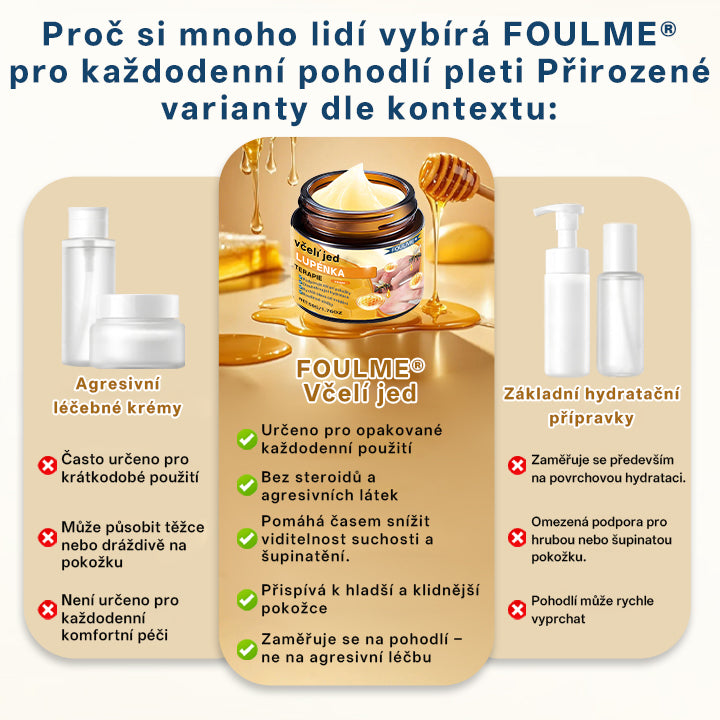 FOULME® Krém na léčbu psoriázy s včelím jedem