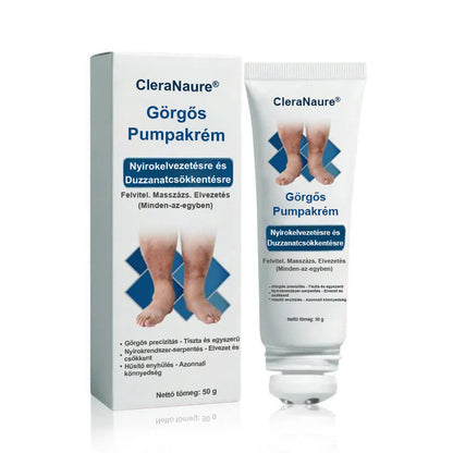 CleraNature® Roll-On Pump Krém a Nyirokdrainázáshoz és Duzzanat Enyhítéséhez