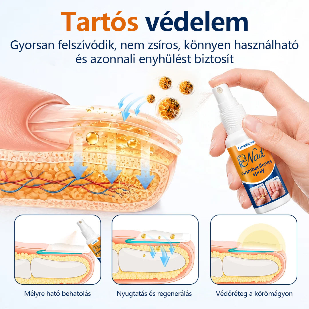 CleraNaure® körömgomba‑könnyítő spray