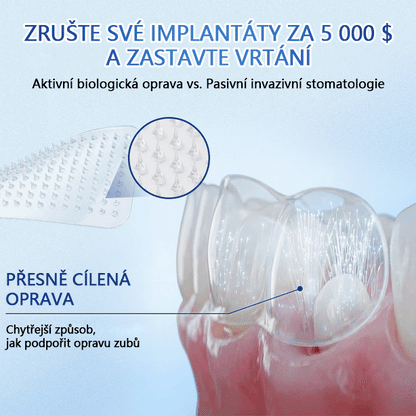 Glimmerly® Tideglusib – rychle se rozpouštějící ústní proužky pro regeneraci zubů a dásní