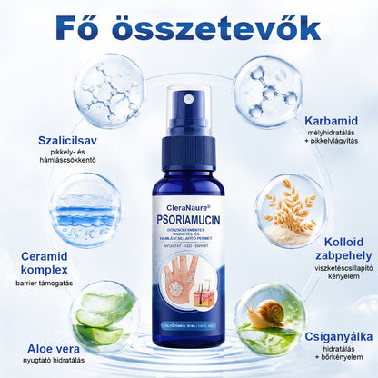 CleraNaure® PsoriaMucin Dörzsölésmentes Viszketés- és Pikkelyenyhítő Permet🥇