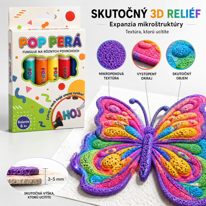 CleraNaure® 3D domborműves toll – változtassa a lapos rajzokat tapintható 3D művészetté 💖