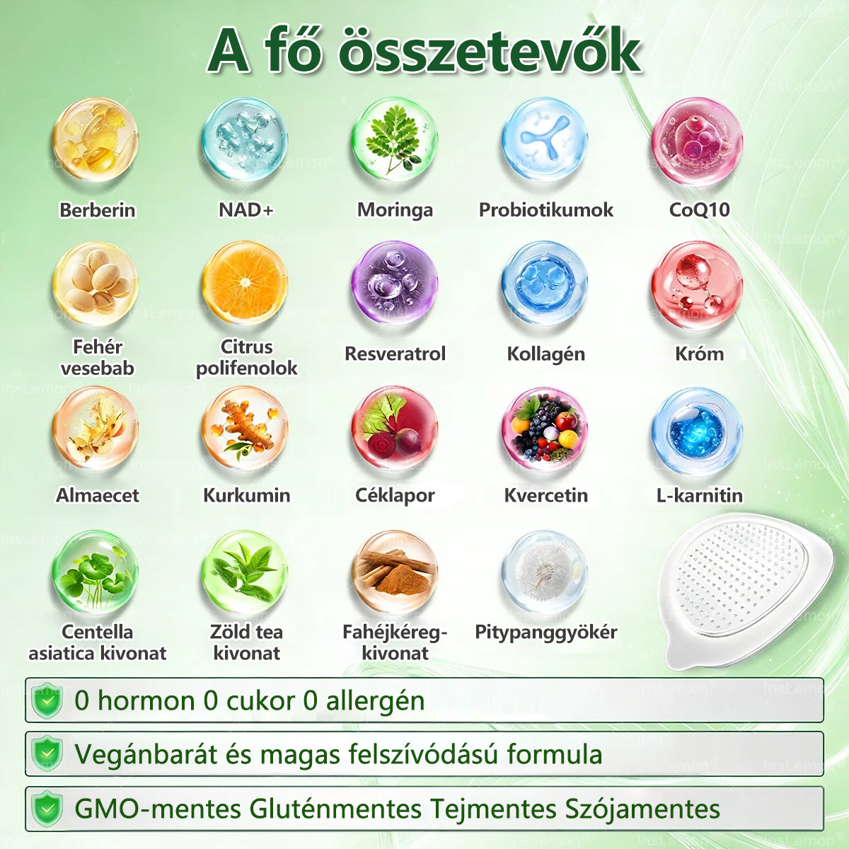 CleraNature® Moringa × Berberin × AMPK 10‑az‑1‑ben metabolikus támogató nanomikrotűs tapasz (Naponta csak egyszer használd, látható változások már 7 nap alatt!)
