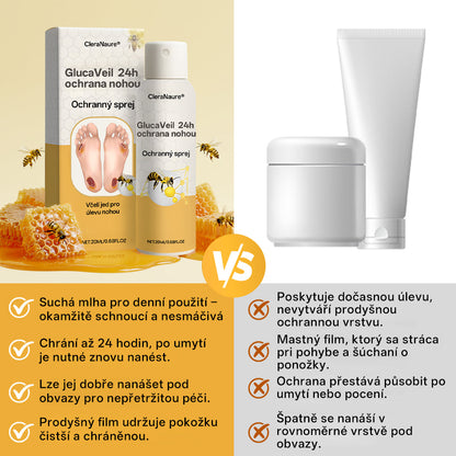 CleraNaure® GlucaVeil 24H sprej na nohy