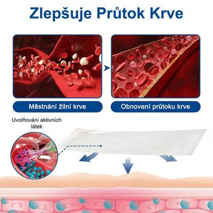 FLORISMA® Klinická mikrojehličková náplast s diosminem a hesperidinem🌿 – zaměřená na křečové a metličkové žilky, pomáhá zmírnit pocit těžkých a unavených nohou