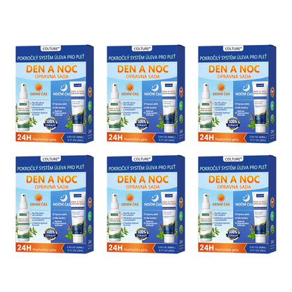 COLTURE® Systém pro denní a noční péči o ekzémy – dvojbalení bez steroidů pro úlevu od intenzivního svědění, zarudnutí a porušené pokožky (akční nabídka)