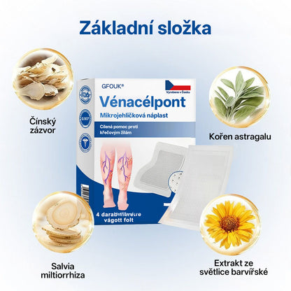 🇨🇿 💧✅GFOUK® VeinTarget Microneedle Patch |⚡ Okamžitá úleva, dlouhodobé výsledky🌱🛌