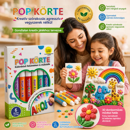 CleraNaure® 3D domborműves toll – változtassa a lapos rajzokat tapintható 3D művészetté 💖